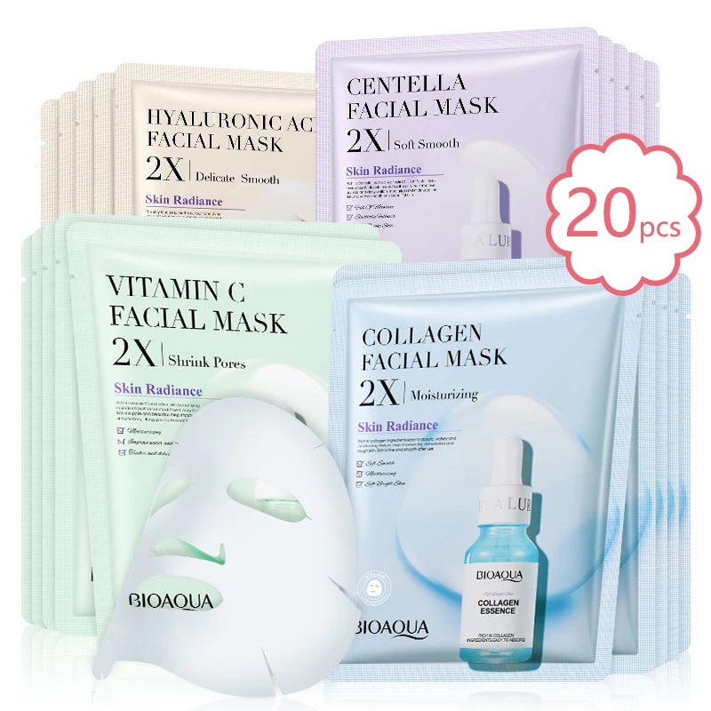 BIOAQUA Collagen Face Mask 20 p